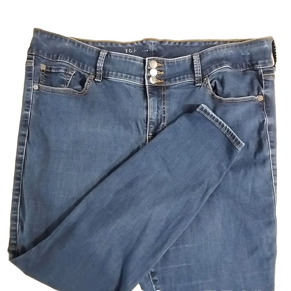 Torrid Womens Size 22 Reg Denim Blue Jeans Stretch Skinny